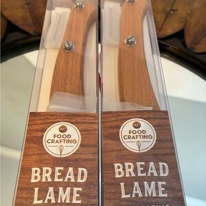 Wood bread lame set
